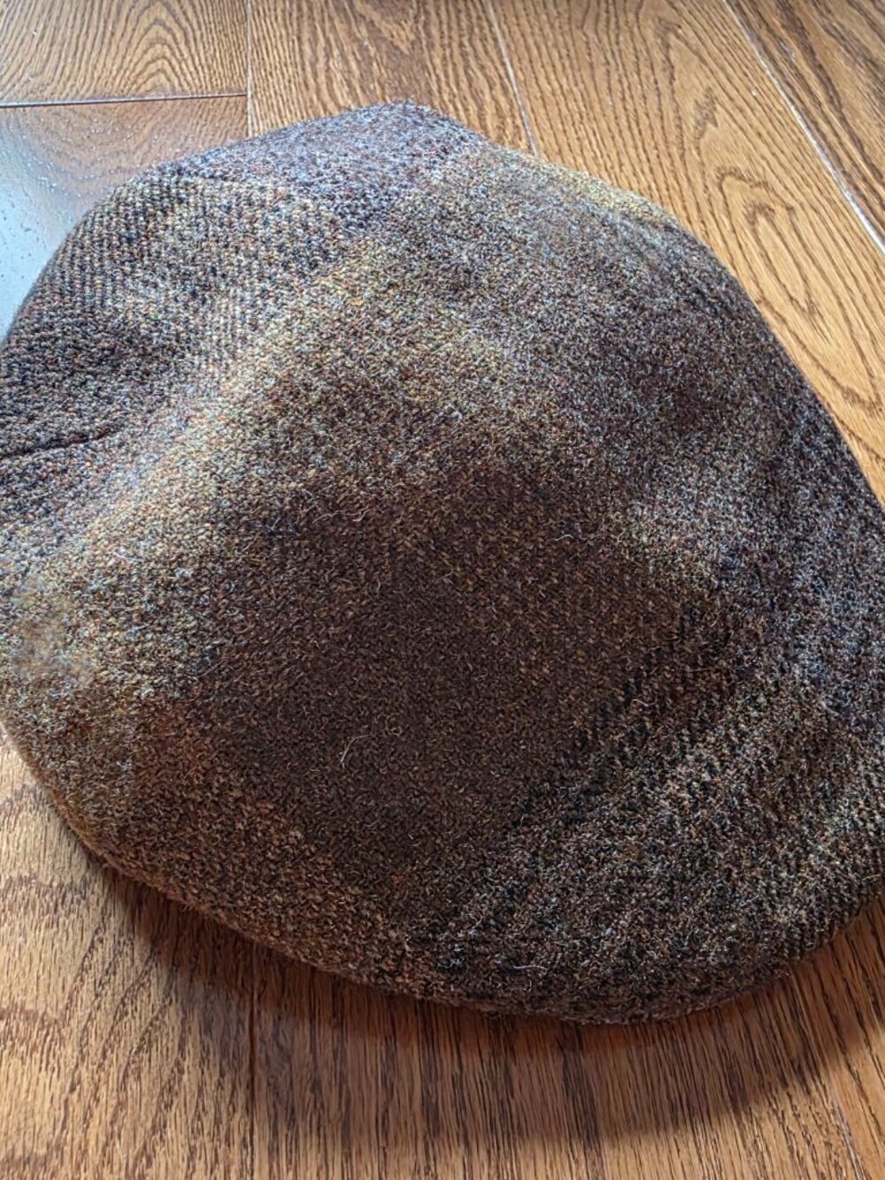 61 / 7 ⅝ / XL Goorin Bros Brown Plaid Flat Cap